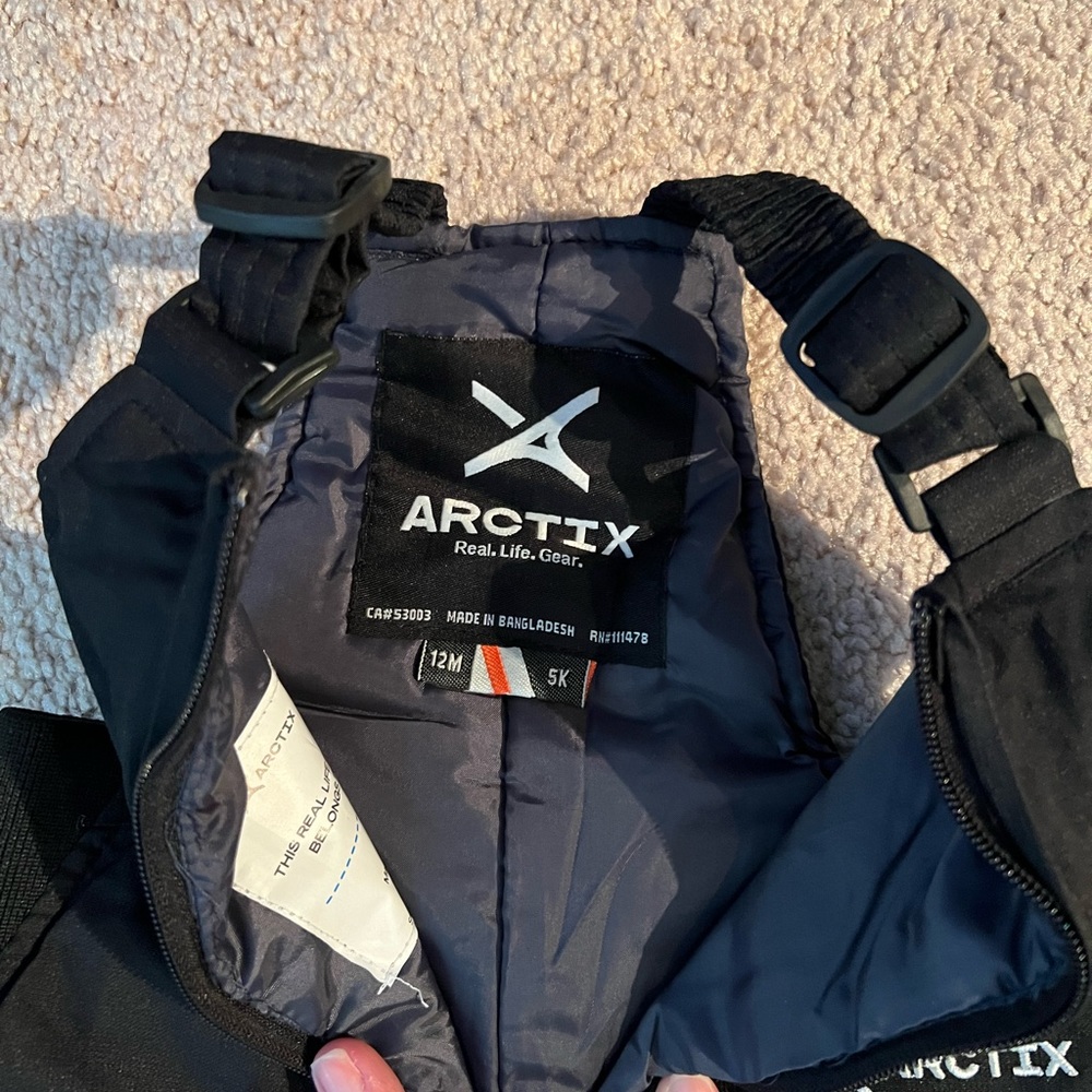 NWT-Arctix Infant/Toddler Chest High Snow Bib Overalls
